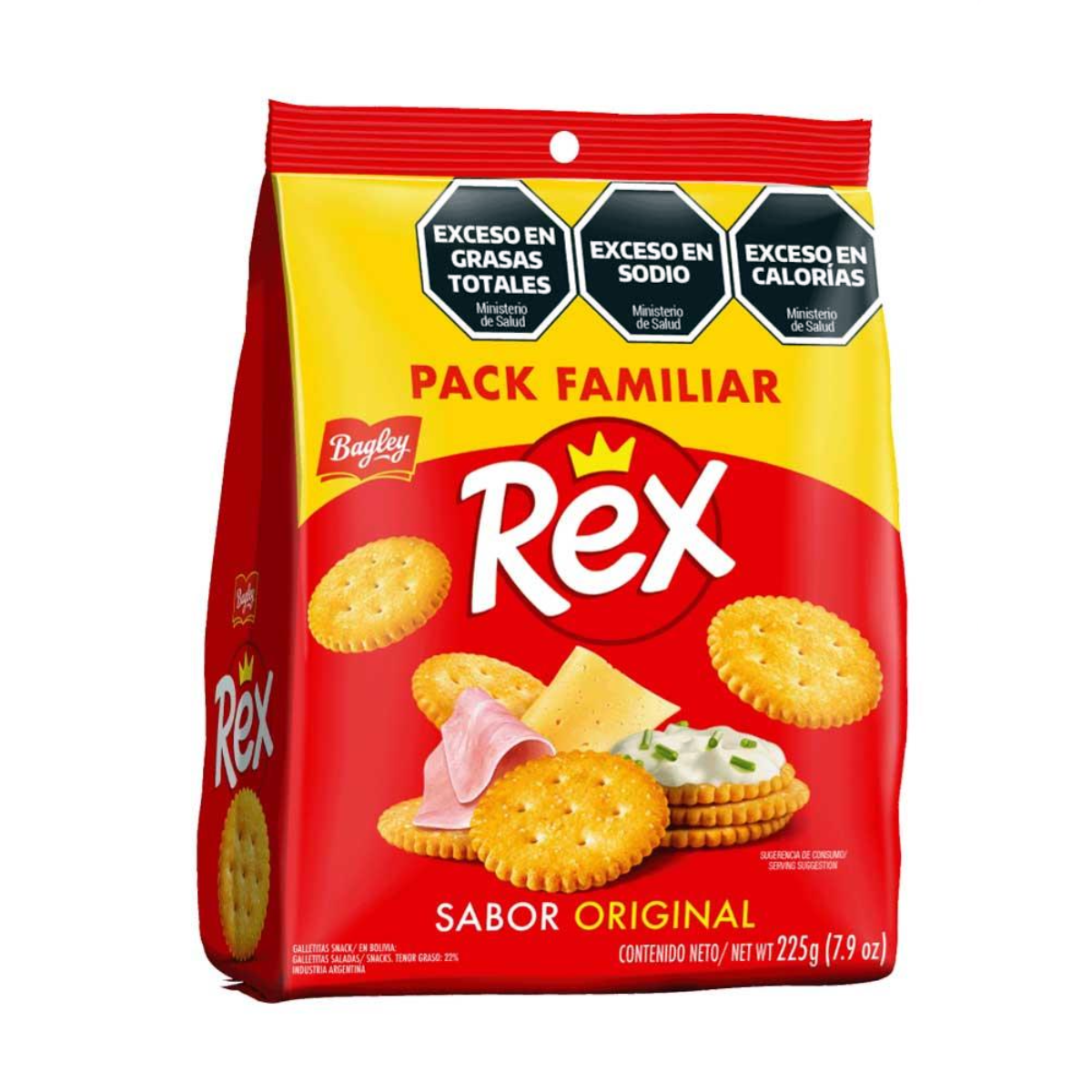 Rex Salty Snack Crackers Original Flavor -Familiar Pack- 225 g