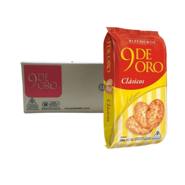 9 de Oro Classic Biscuits Traditional (Box x24)