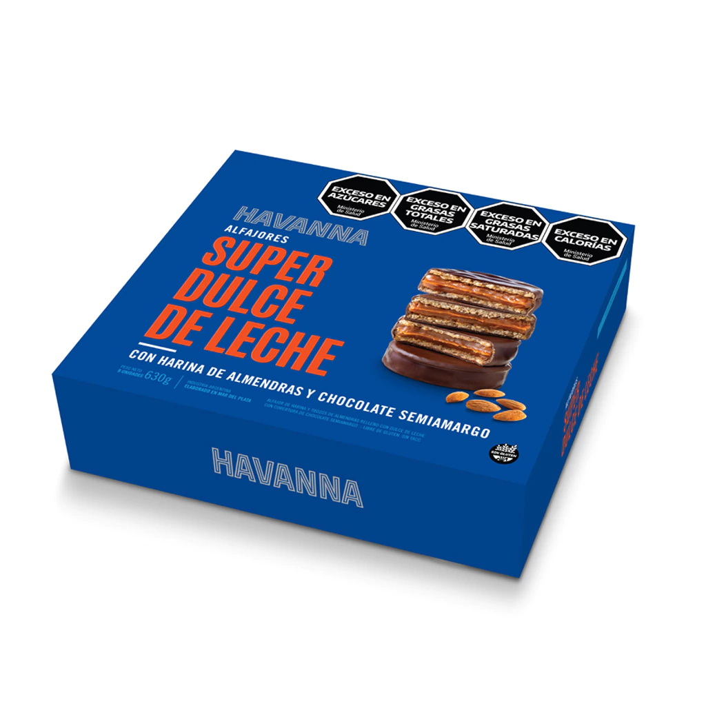 Havanna Super Dulce de Leche Alfajores Box - 9 Units - GLUTEN FREE