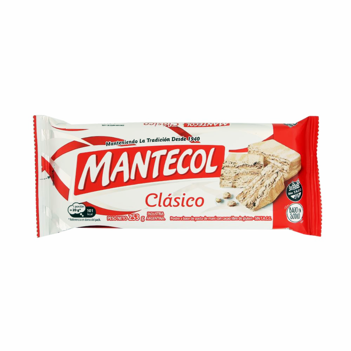 Mantecol Classic Peanut Bar - 253 g