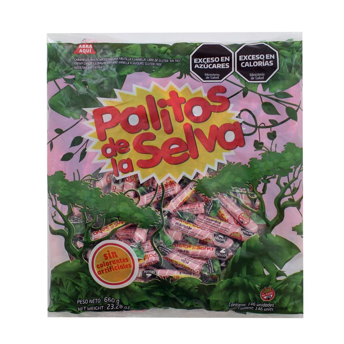 Palito de la Selva Chewable Candy Bag - 660 g