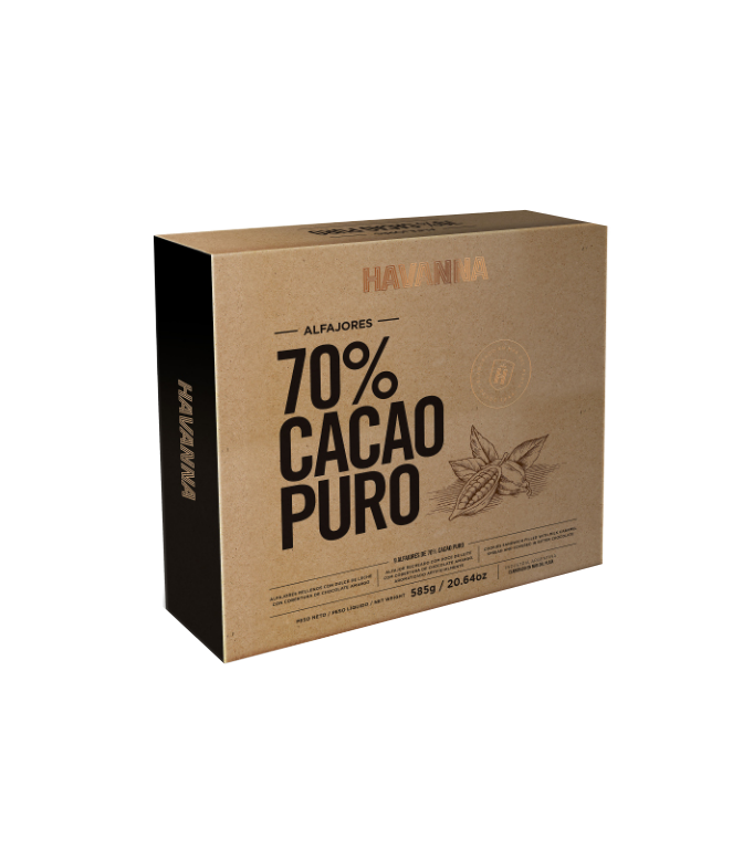 Havanna 70% Pure Cacao Alfajor x9