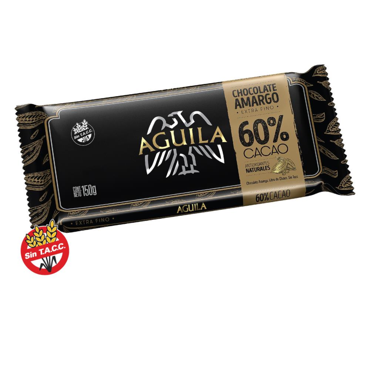Águila Chocolate Bar 60% Cocoa - 150g
