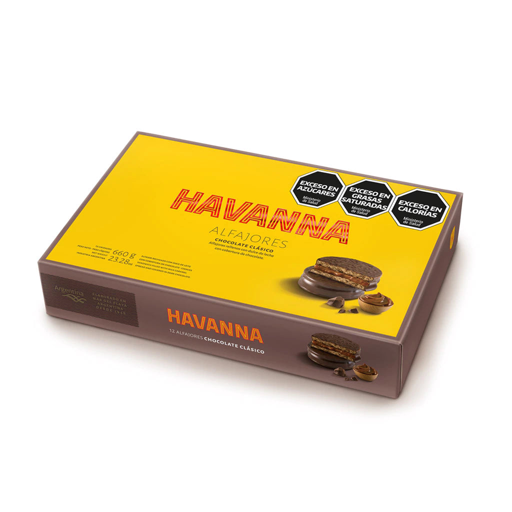 Havanna Classic Chocolate Alfajores Box – 12 Units
