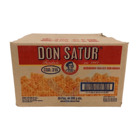 Don Satur Classic Salty Biscuits 200g (Box x 30 units)