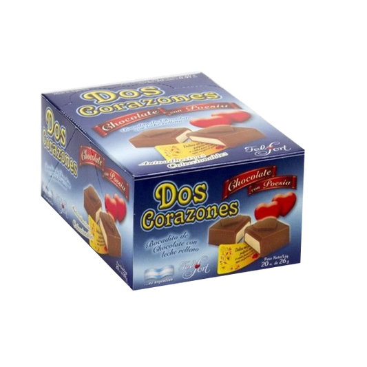 Felfort Dos Corazones Chocolate (Box x20)