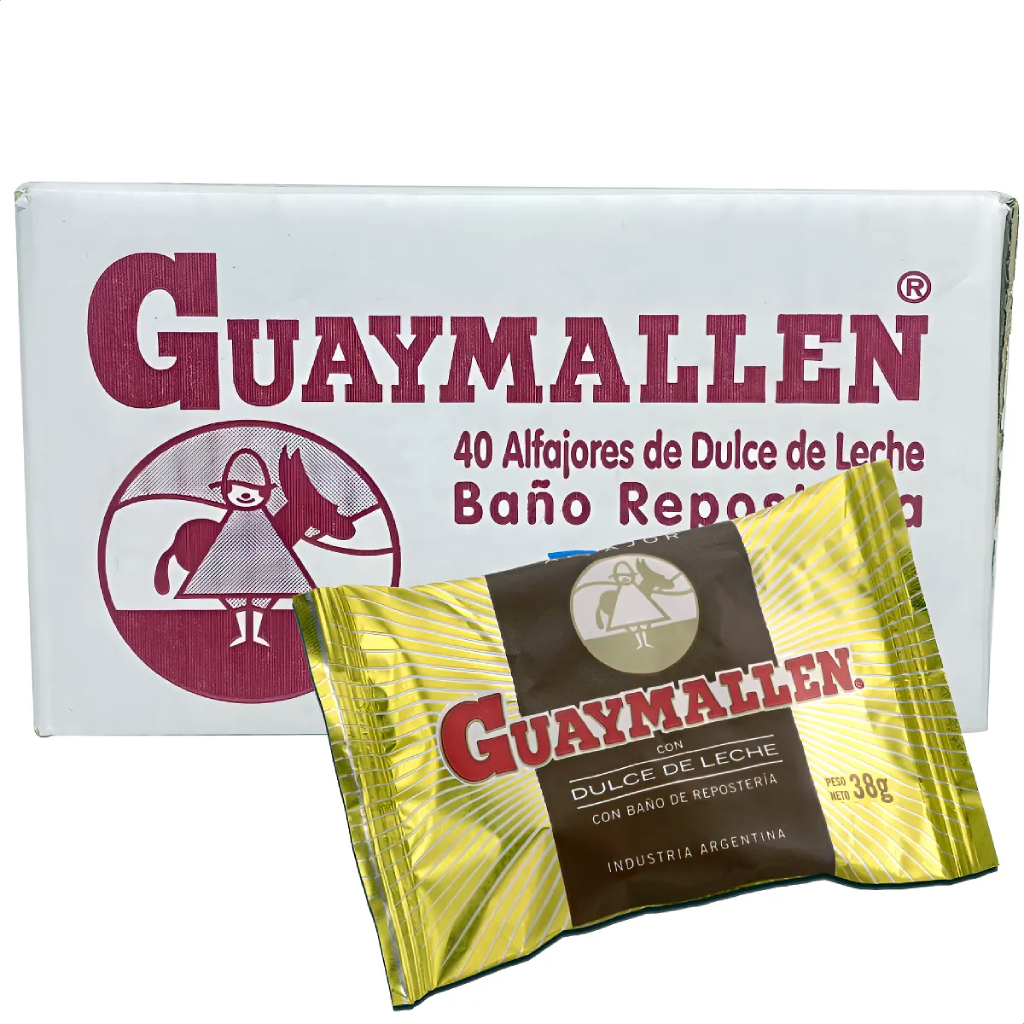 Guaymallén Black Chocolate Alfajores (Box x40)