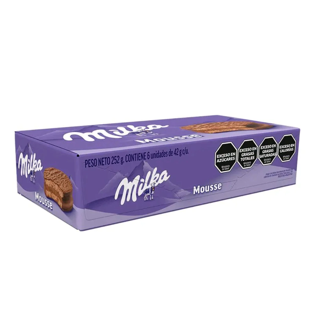 Milka Mousse Alfajores (Box x6)