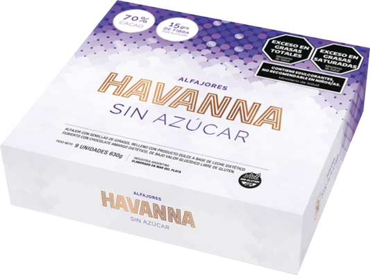 Havanna Alfajor Without Sugar x9