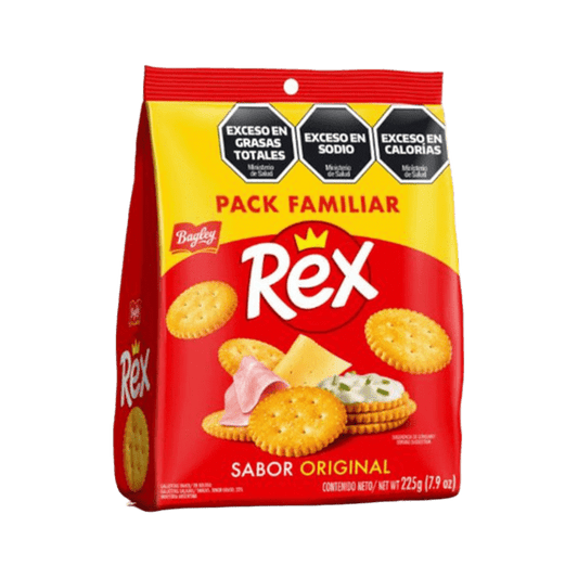 Rex Cheese Snack Crackers Original Flavor Gear Shape (Familiar Pack)